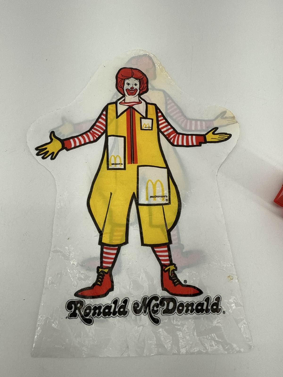 1994 McDonald's Ronald McDonald Happy Meal Train Car Red Engine