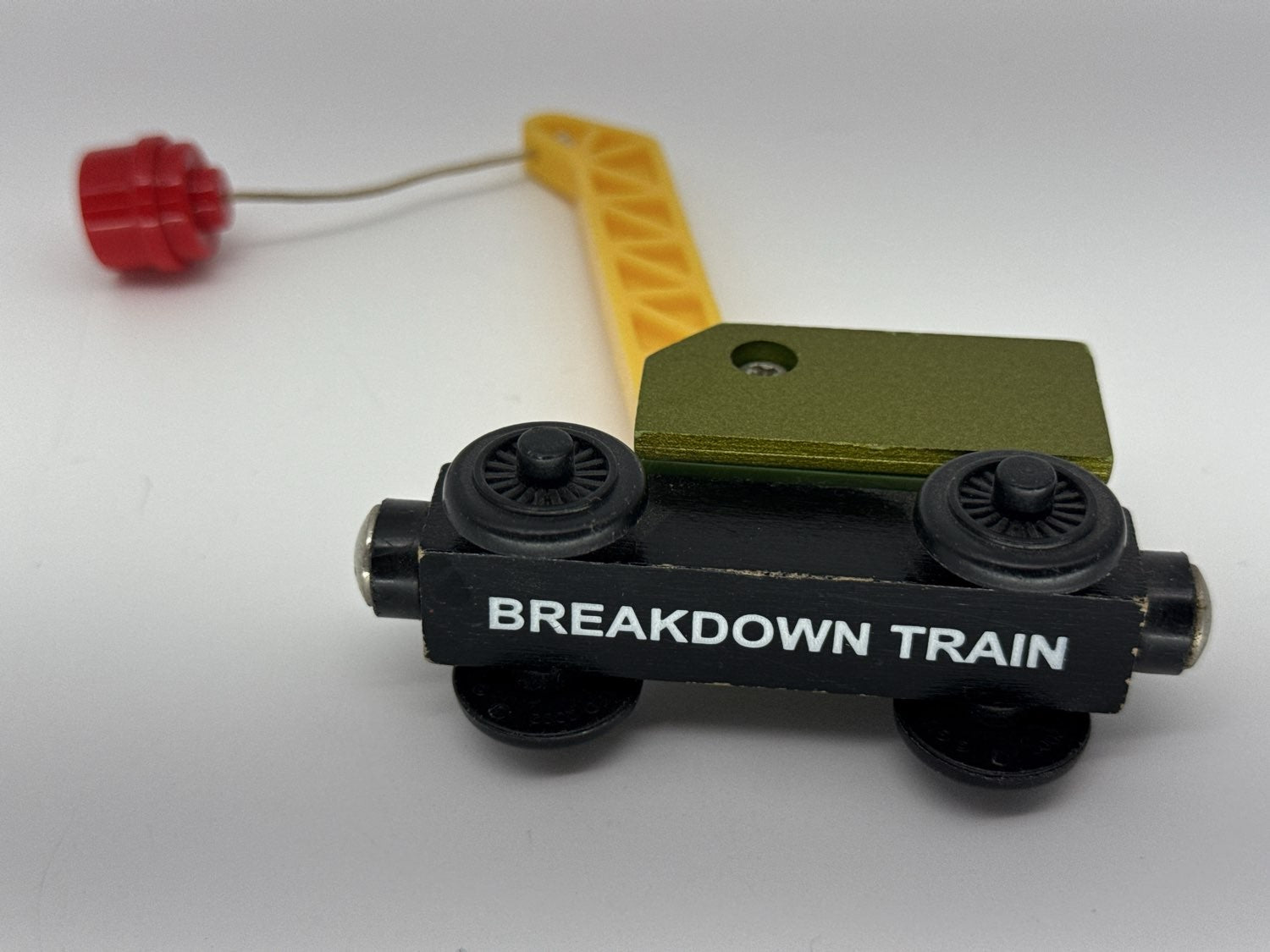 Thomas & Friends Wooden Railway Breakdown Train Crane Car Magnetic Gold
