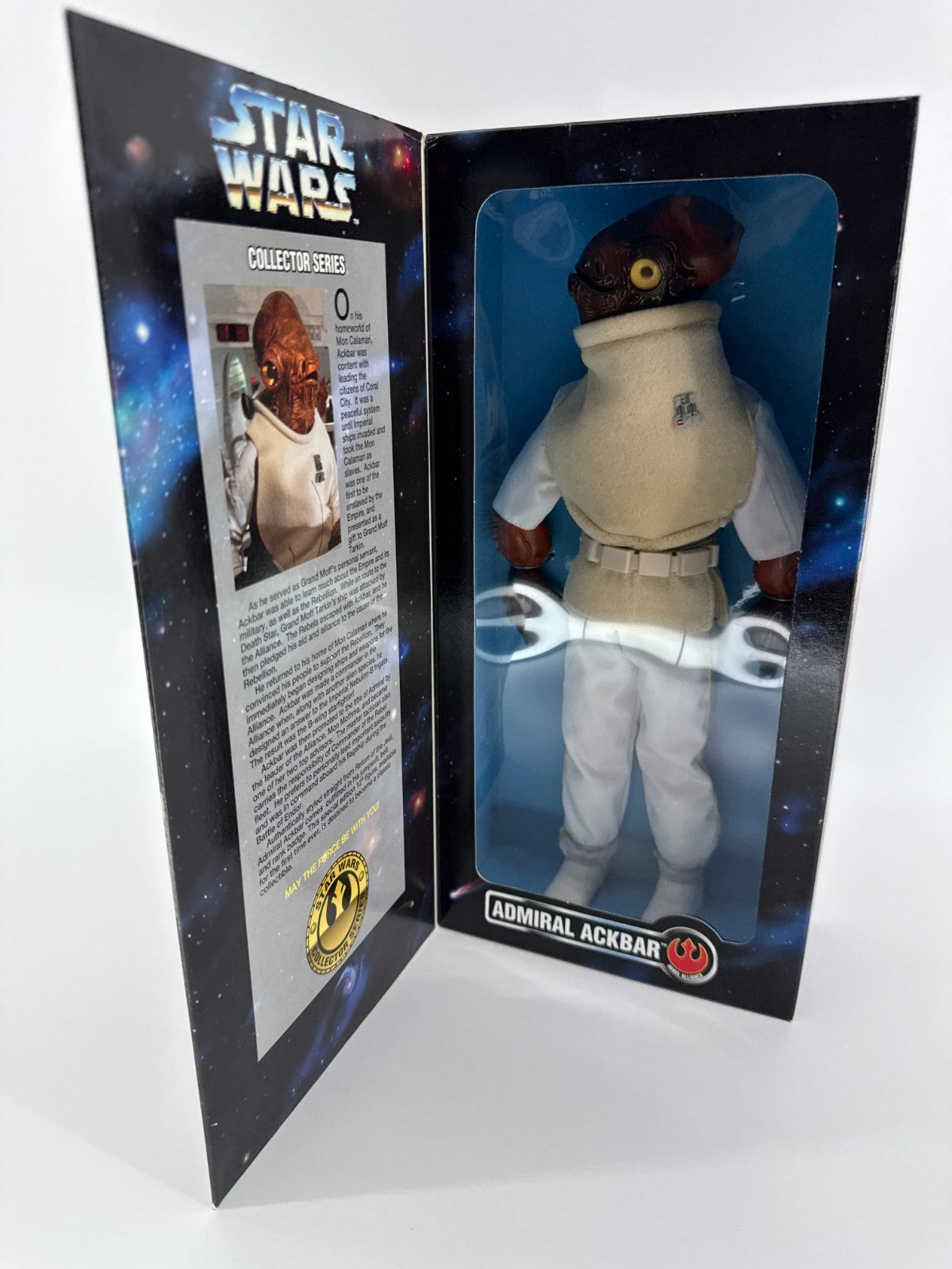 Kenner Star Wars Admiral Ackbar Collector Series 12” Figure MIB 1996 VTG HTF