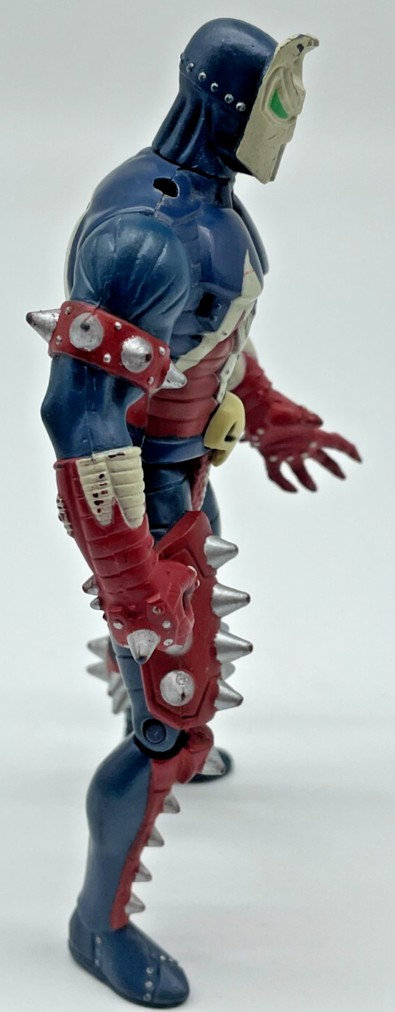 1994 McFarlane Medieval Spawn Series 1 Action Figure Blue Red Spiked Armor