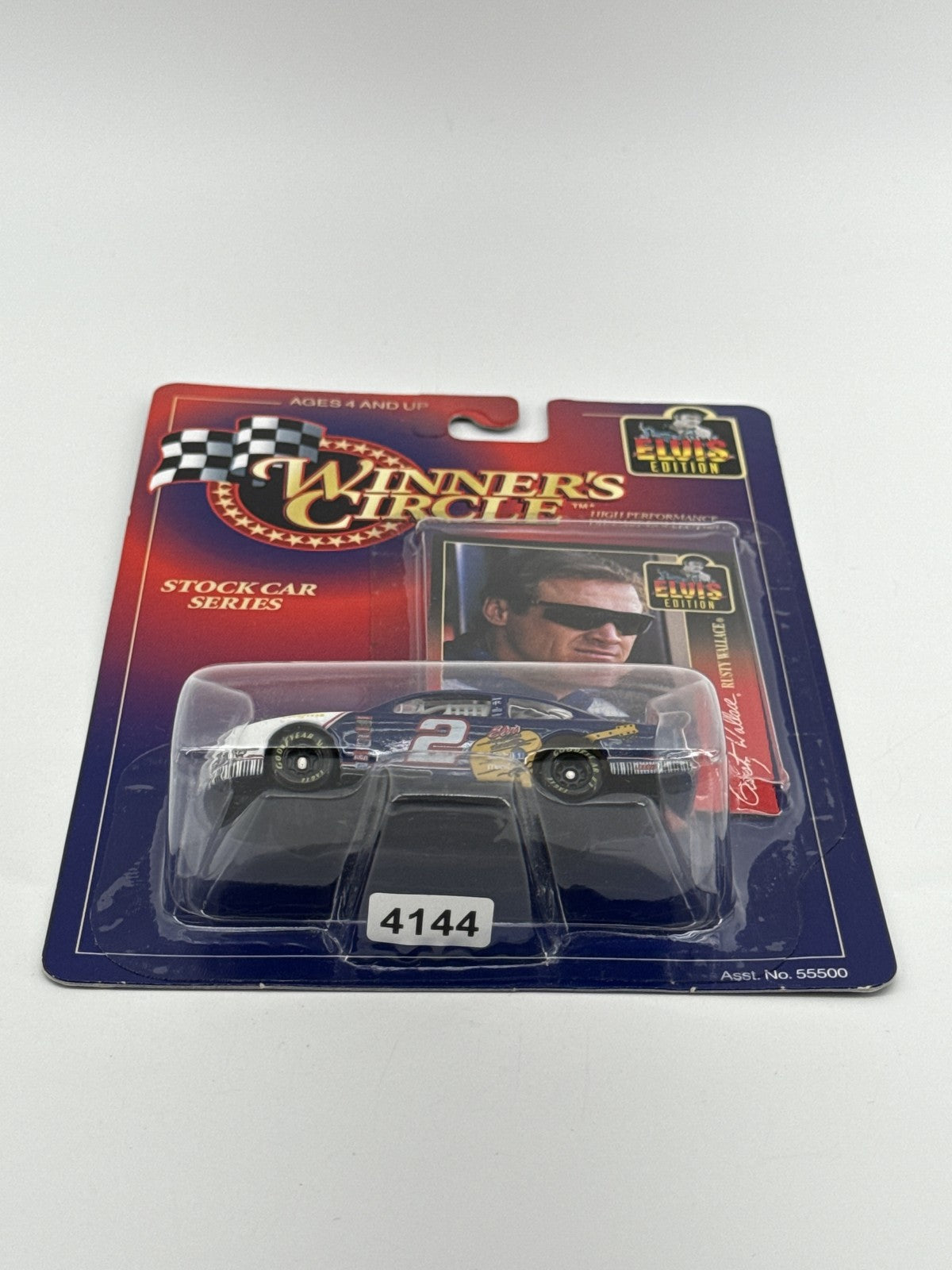 Vintage Winner's Circle Rusty Wallace 1998 Penske Elvis Taurus Diecast NASCAR Ca
