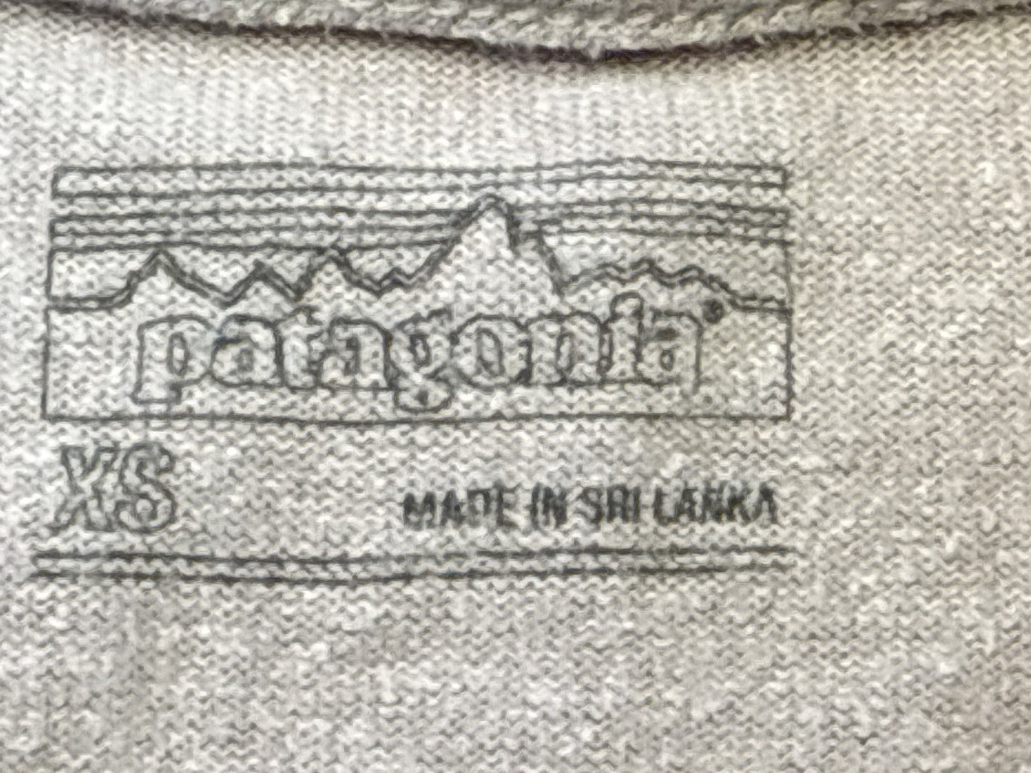 Patagonia 53335FA21 Long Sleeve Crewneck Shirt Unisex XS Gray Hemp Organic