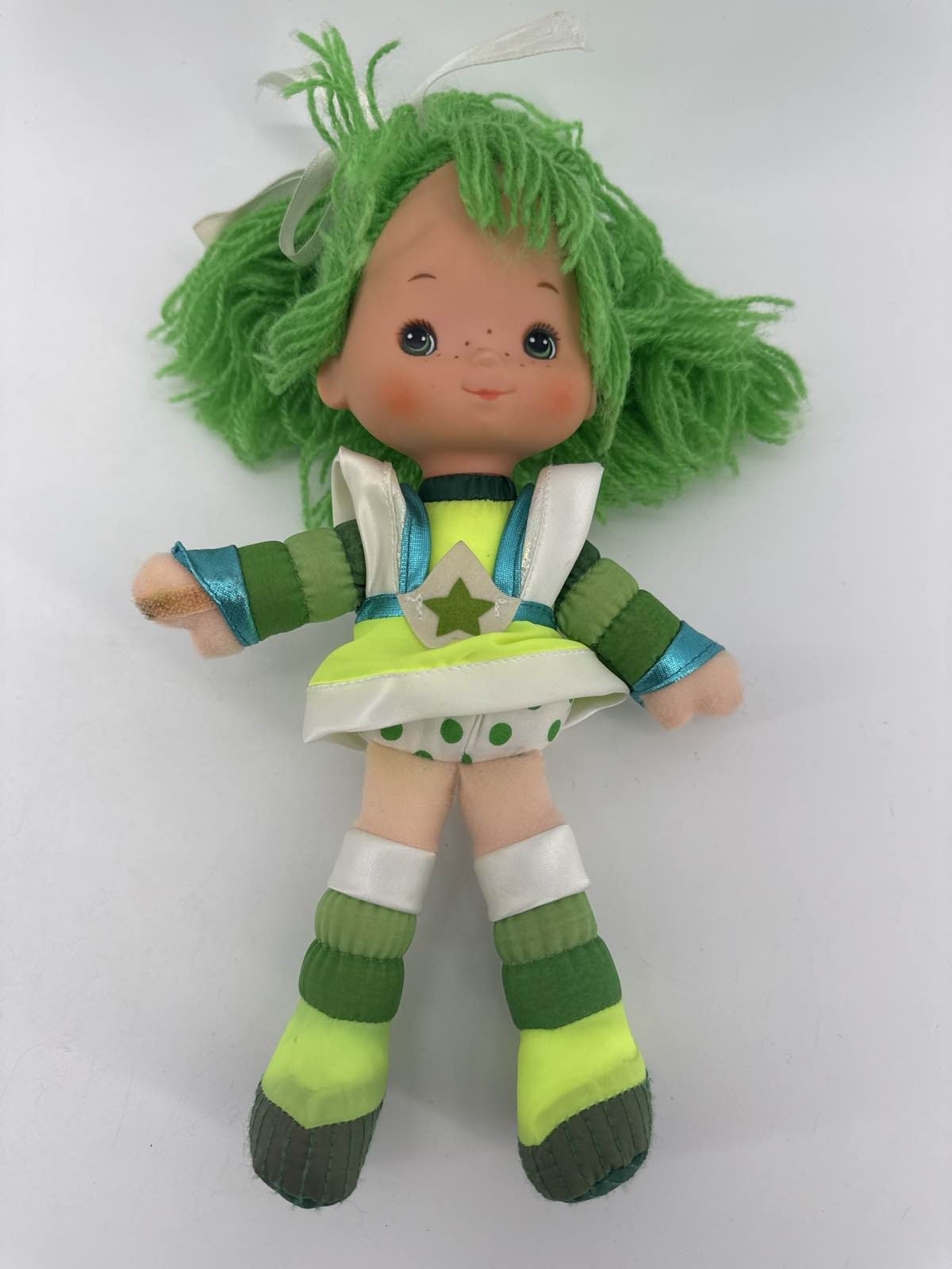 Rainbow Brite Patty O'Green Doll 1983 Hallmark Mattel 10" Yarn Hair