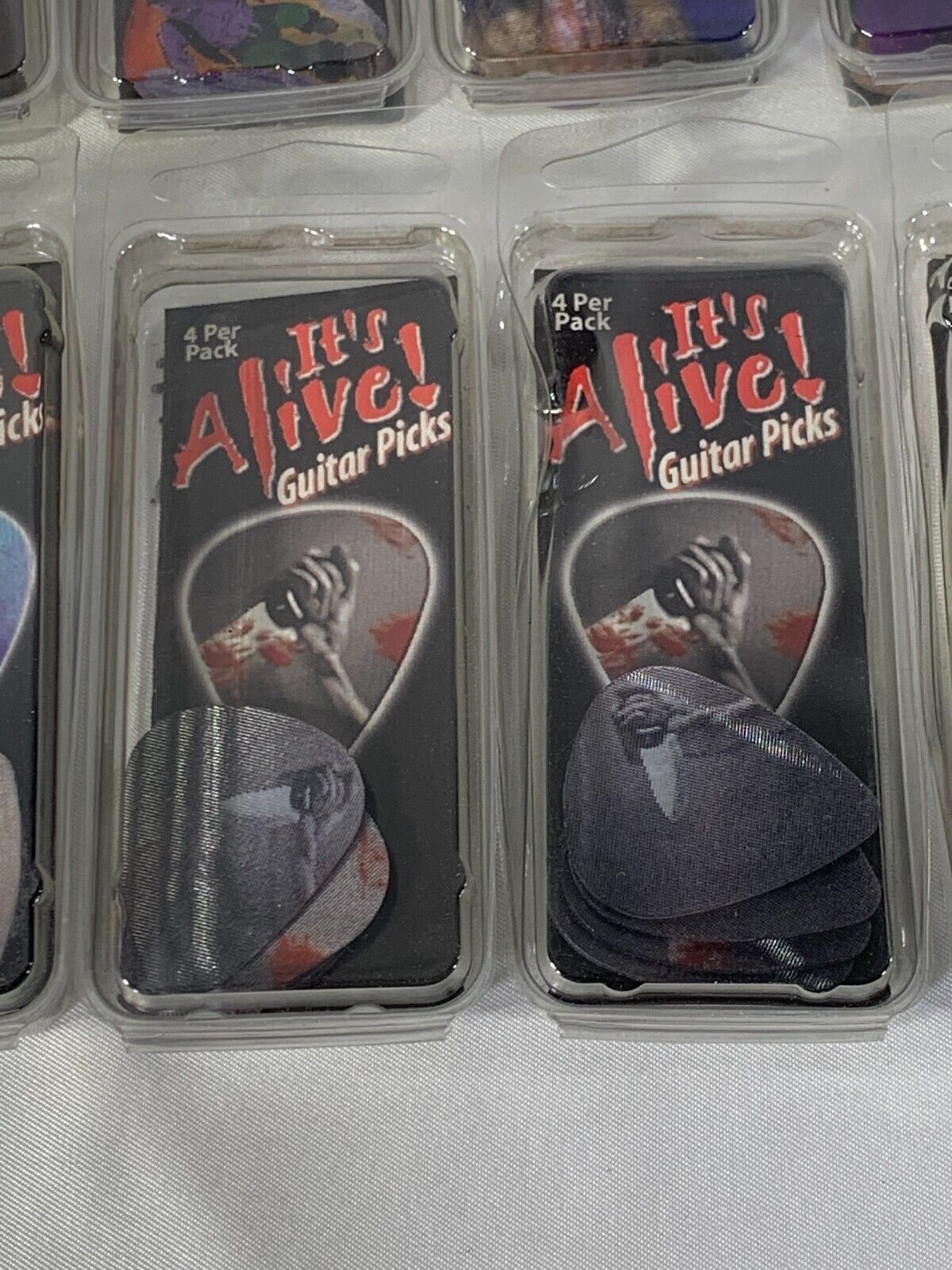 Hot Picks It’s Alive Guitar Picks Lot of 15 Packs Horror Theme 60 Total Medium