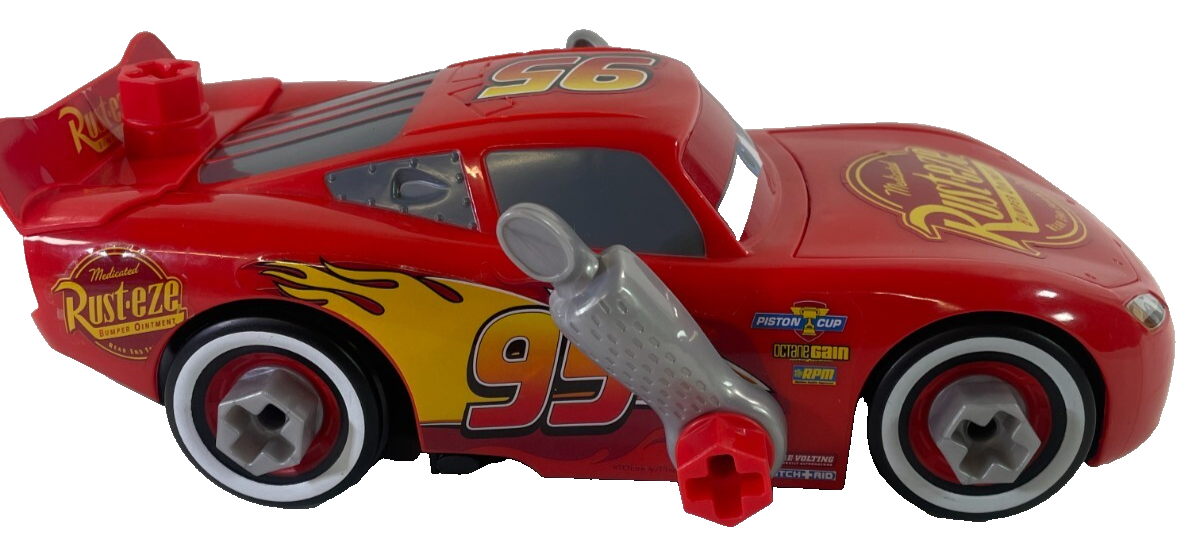 Disney Pixar Cars 3 Lightning McQueen Race Ready Playset Just Play Tools Lot