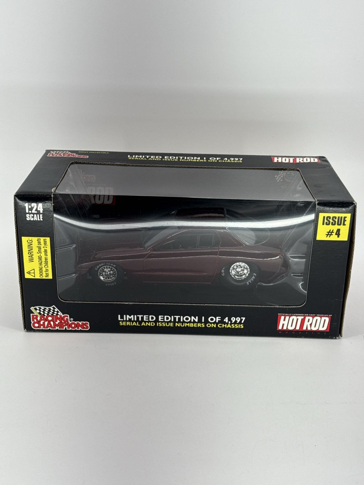 Racing Champions Hot Rod 1:24 Diecast Limited Edition Issue #4 Burgundy