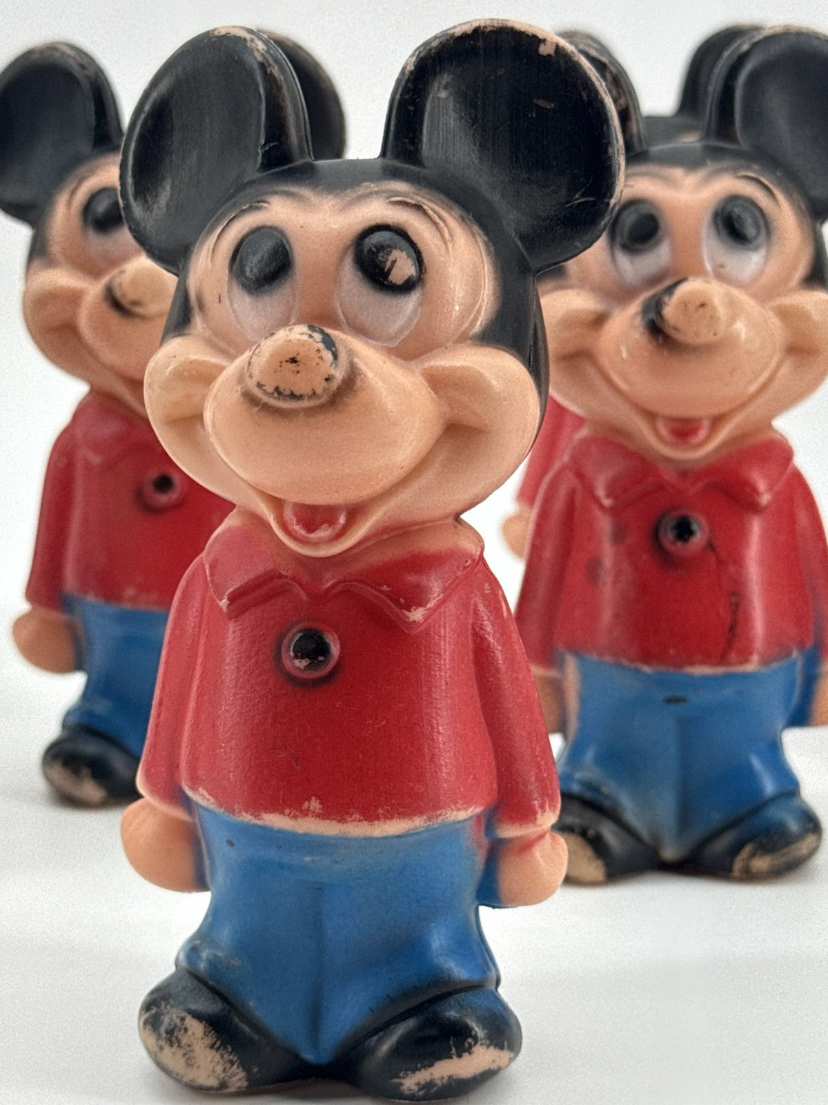 Lot of 10 Disney Mickey Mouse Figures 1960s Hong Kong