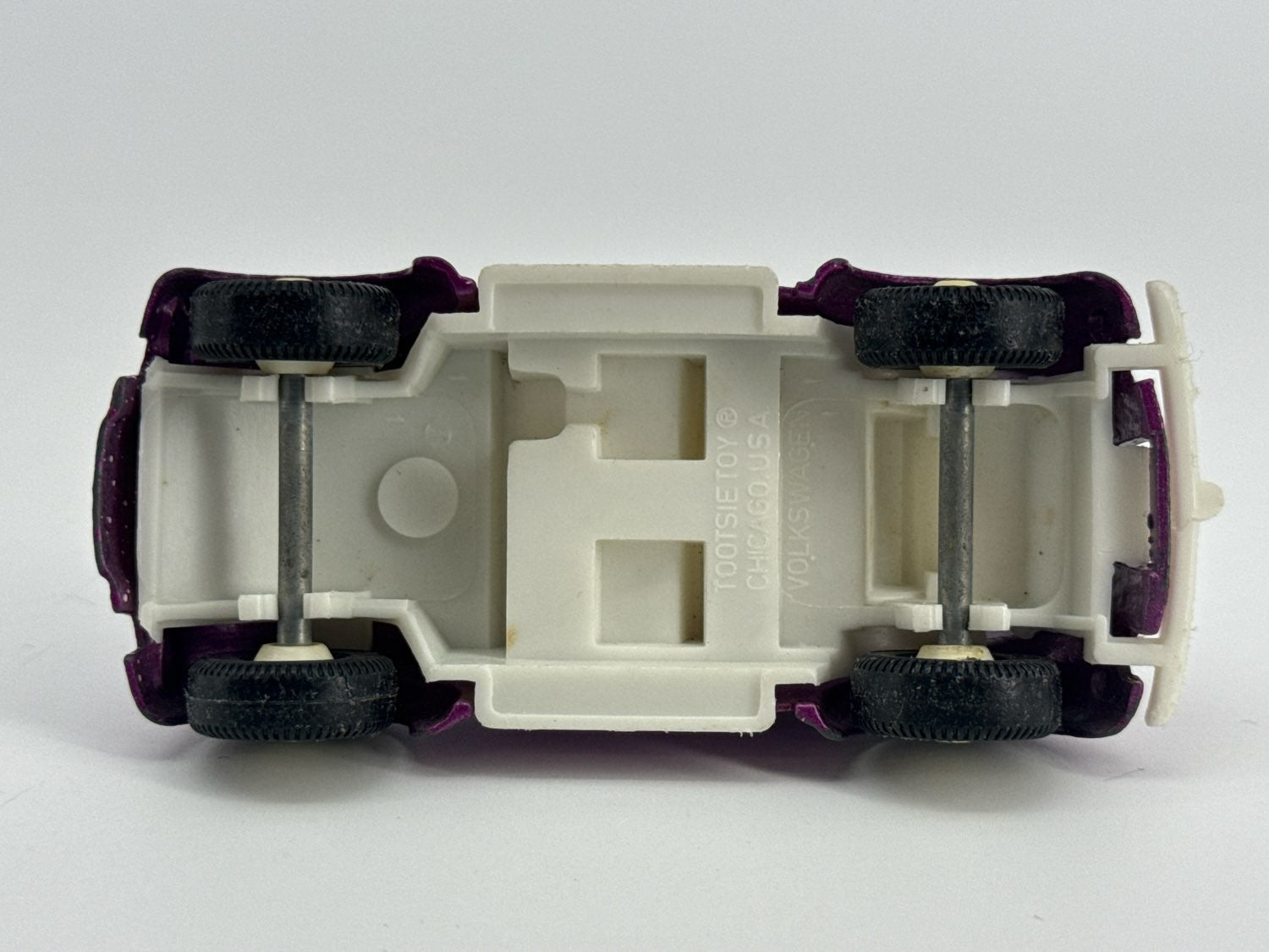 Tootsietoy VW Beetle Purple Diecast 1970s