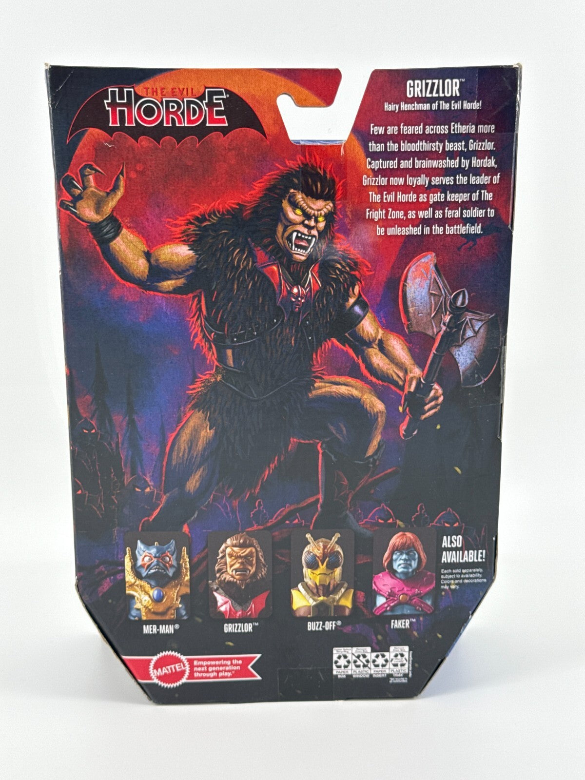 MOTU Masterverse Grizzlor Action Figure 2023 Princess of Power Evil Horde Mattel
