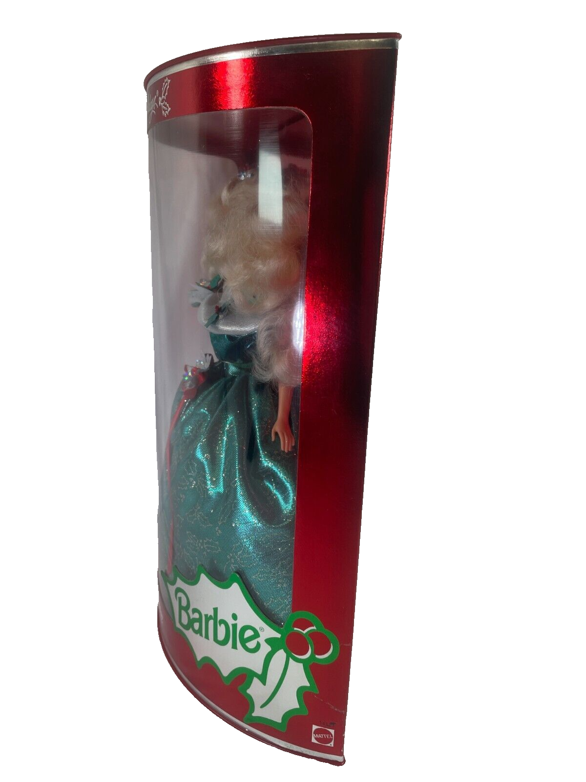 1995 Happy Holidays Barbie Doll Special Edition Green Gown Mattel Collectible