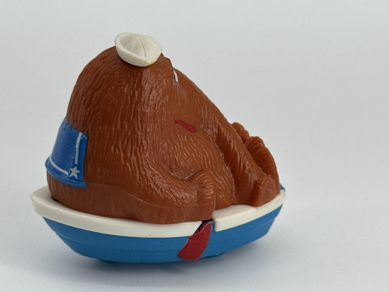 Sesame Street Snuffy Snuffleupagus Boat PVC Figure