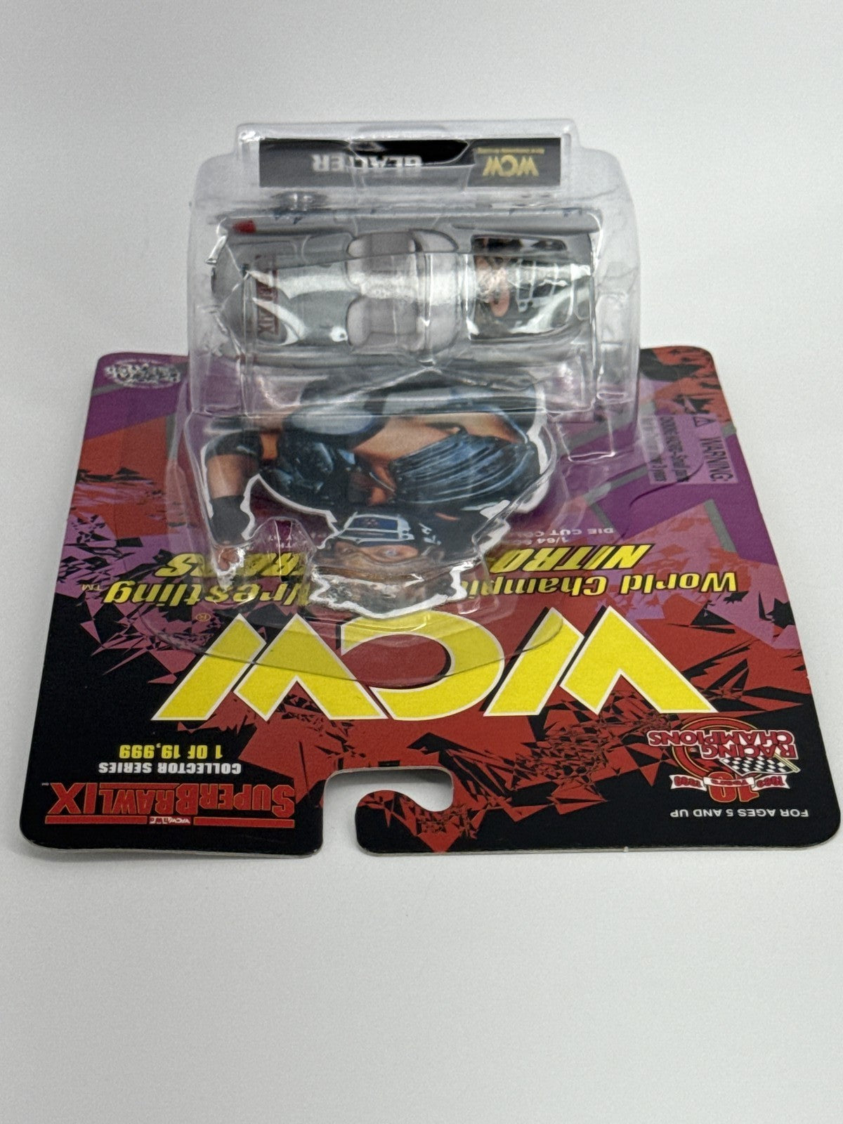 WCW Racing Champions Nitro Streetrods Glacier Diecast Car 1/64 SuperBrawlix