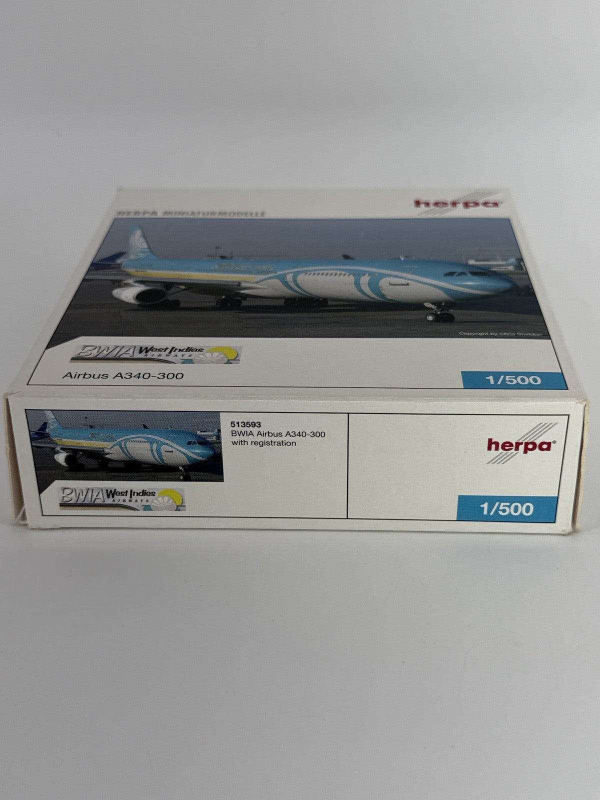 Herpa 1:500 BWIA West Indies Airways Airbus A340-300 Model Aircraft 513593