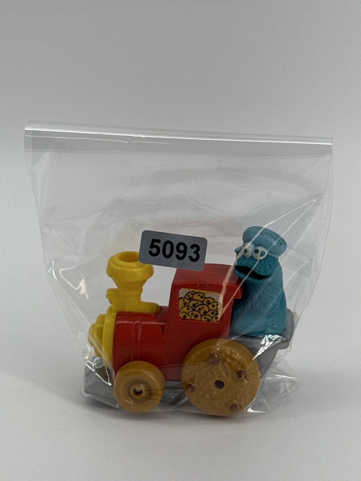 1981 Playskool Sesame Street Cookie Monster Train Engine Toy