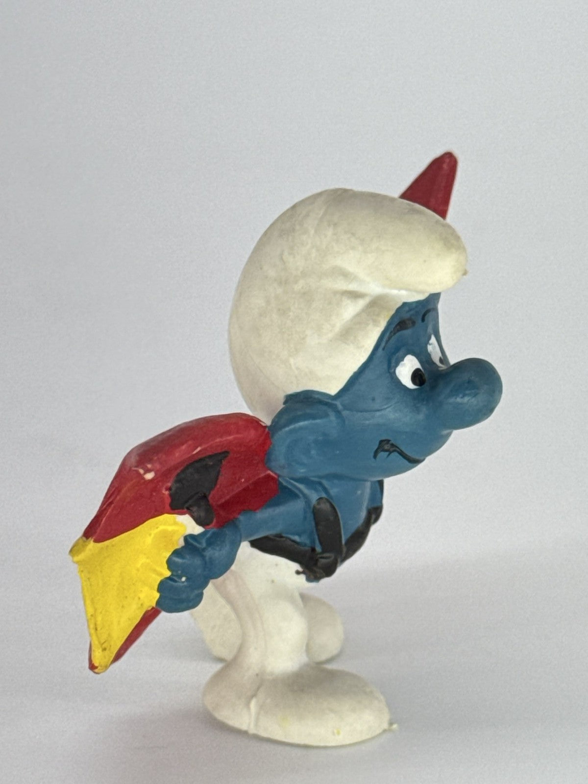 Lot of 5 Smurfs Peyo Schleich Figures Easter Bunny Cupid Bat Smurfette