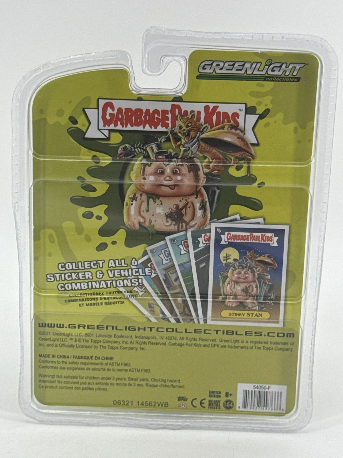 Greenlight Garbage Pail Kids 1962 Austin Mini Cooper S Traffic Lady Katie S3