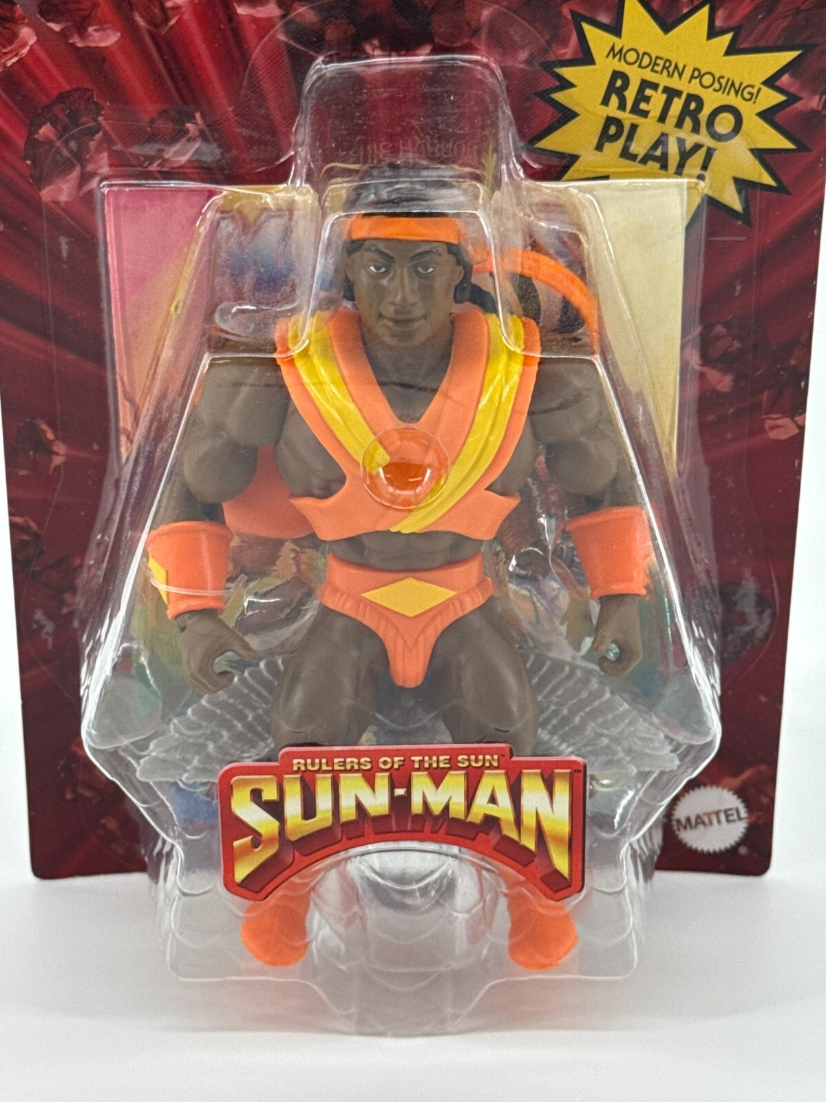 MOTU Origins HYPNO 2023 Sun-Man Retro Play Action Figure Rulers of the Sun Matte