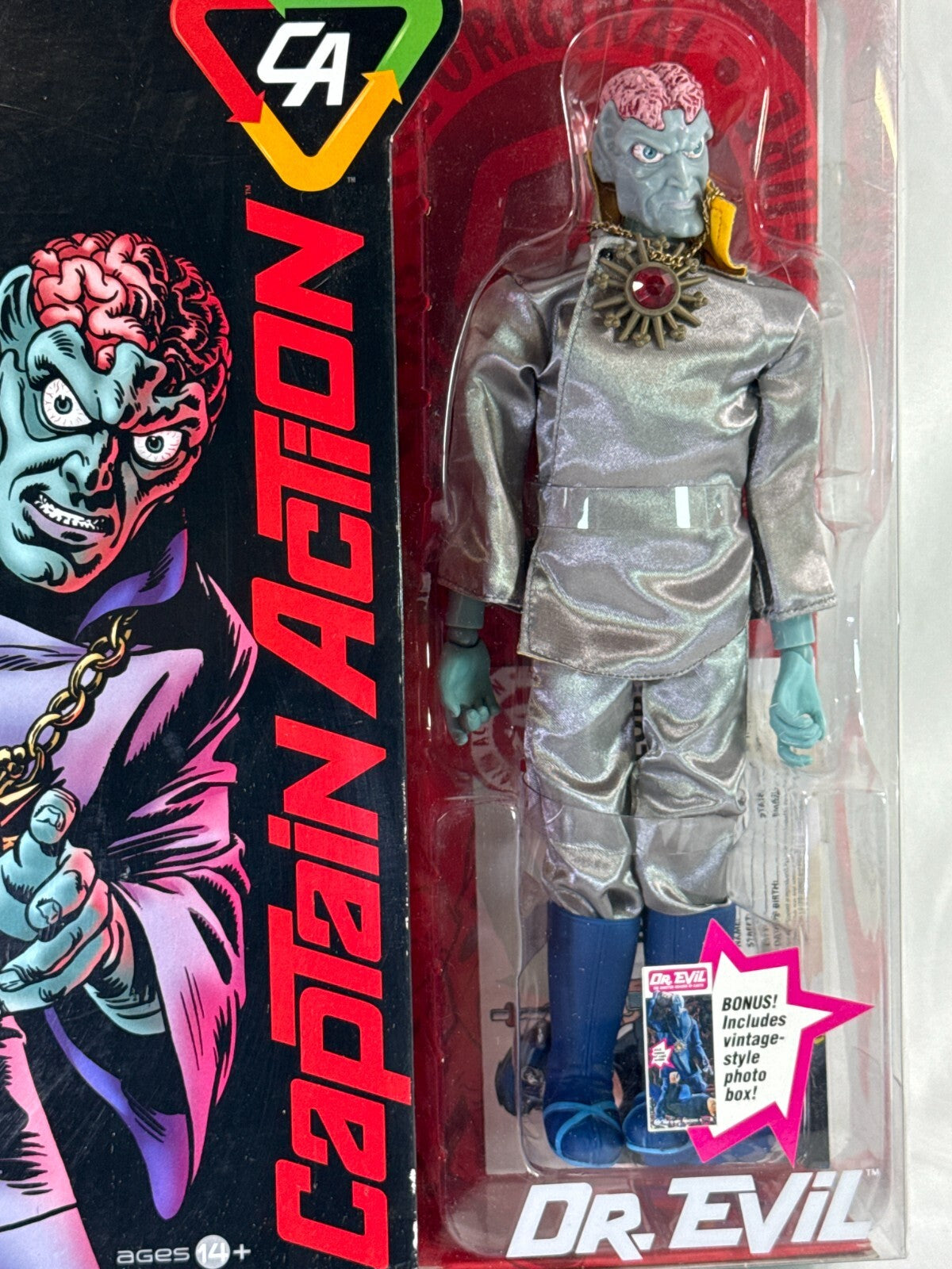 2012 Captain Action Dr. Evil Deluxe 12" Figure w Accessories Round 2 NEW MOC