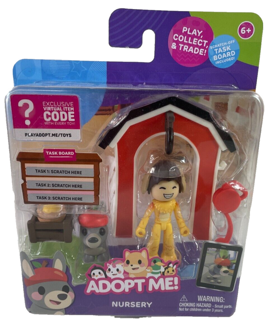 Adopt Me! Nursery Doug & Donkey Action Figure Set w/ Exclusive Code - 1984