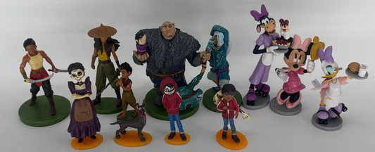 Disney Pixar Coco Figure Lot Miguel Hector Dante Minnie Daisy Goofy Toy Set
