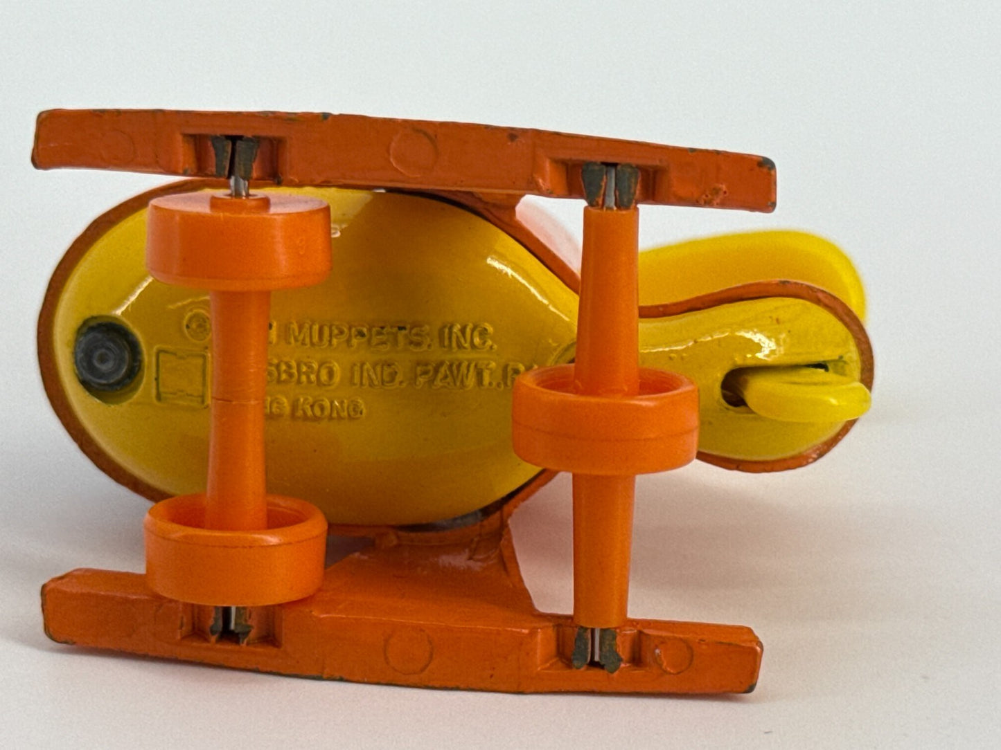 VTG 1970s Hasbro Sesame Street Grover Helicopter Toy Muppets Inc Hong Kong Rare