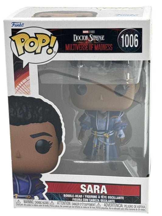 Funko Pop Doctor Strange Multiverse Sara #1006 Vinyl Bobblehead Figure Blue