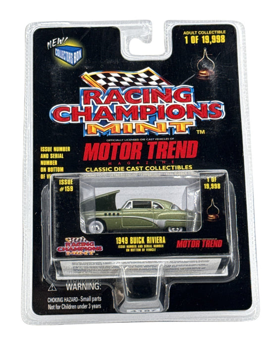 Vintage Racing Champions Mint 1949 Buick Riviera Die Cast Car Motor Trend New