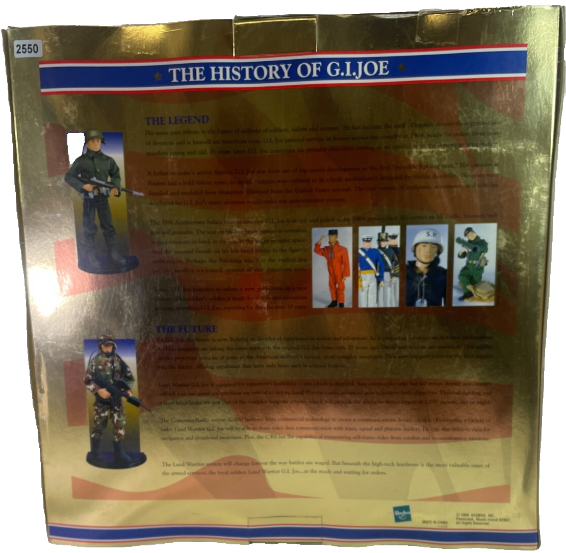GI Joe 35th Anniversary 1964 GI Joe & Land Warrior African American Set 1999