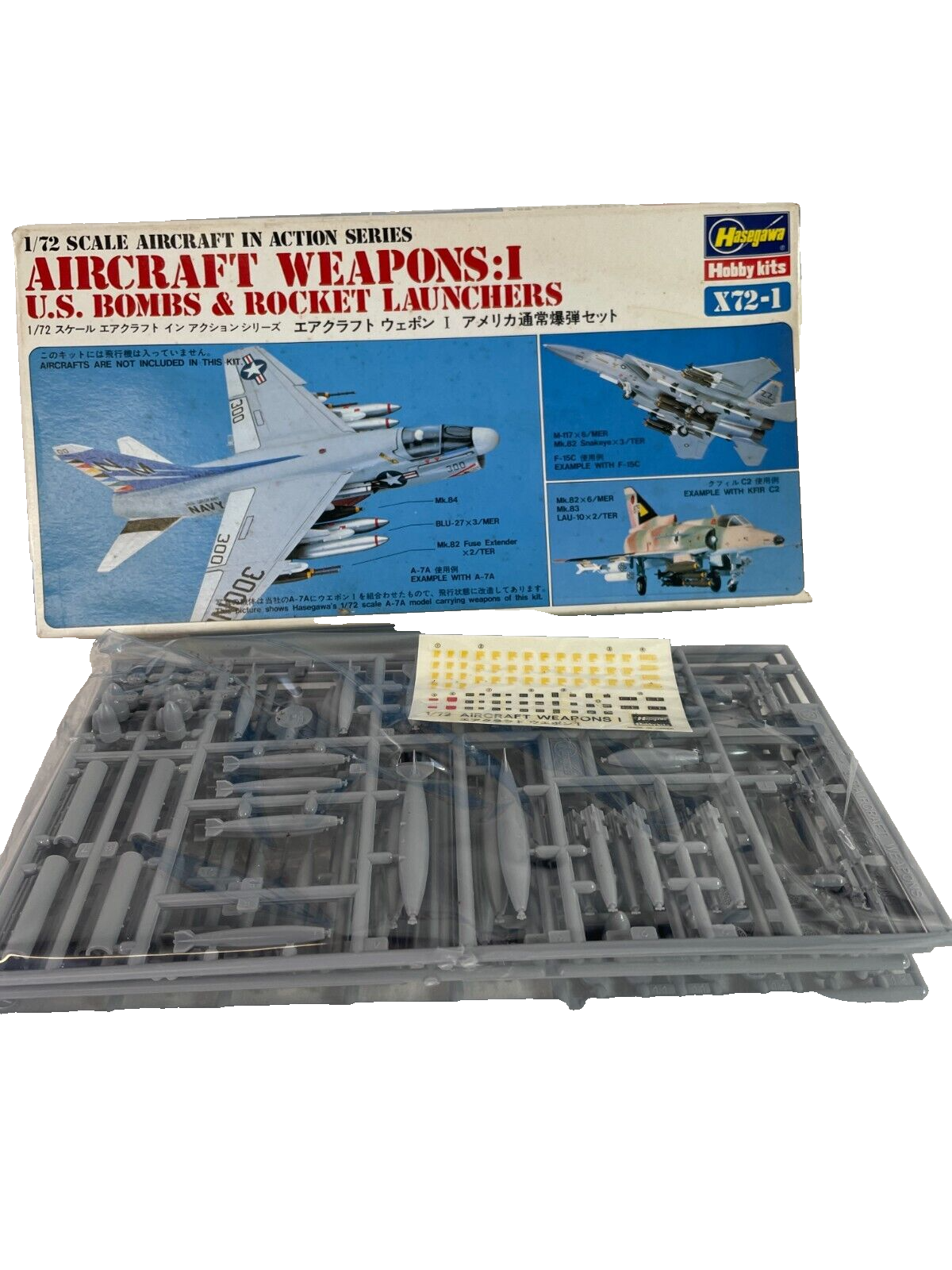 1/72 US Bombs & Rocket Launchers Set – Perfect for Modern Military Aircraft Dior
