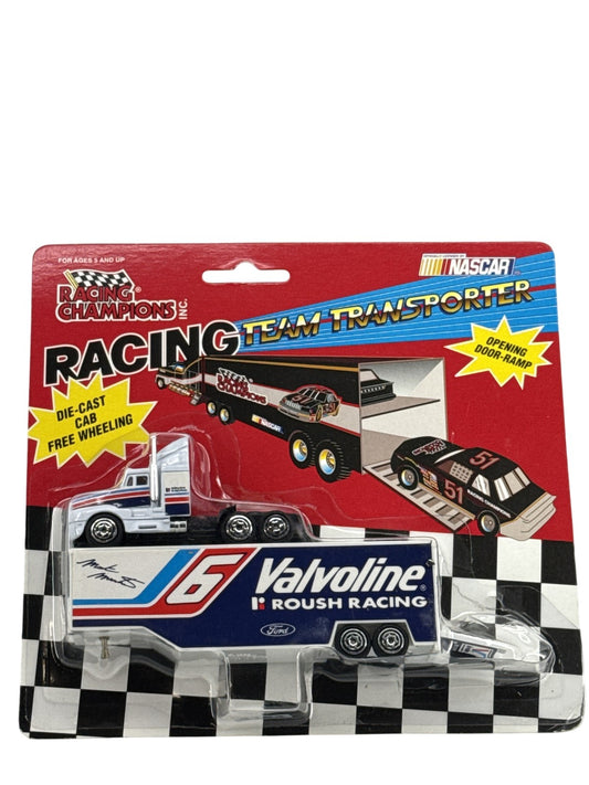 Vintage 1994 Racing Champions NASCAR Valvoline #6 Roush Racing Transporter Dieca