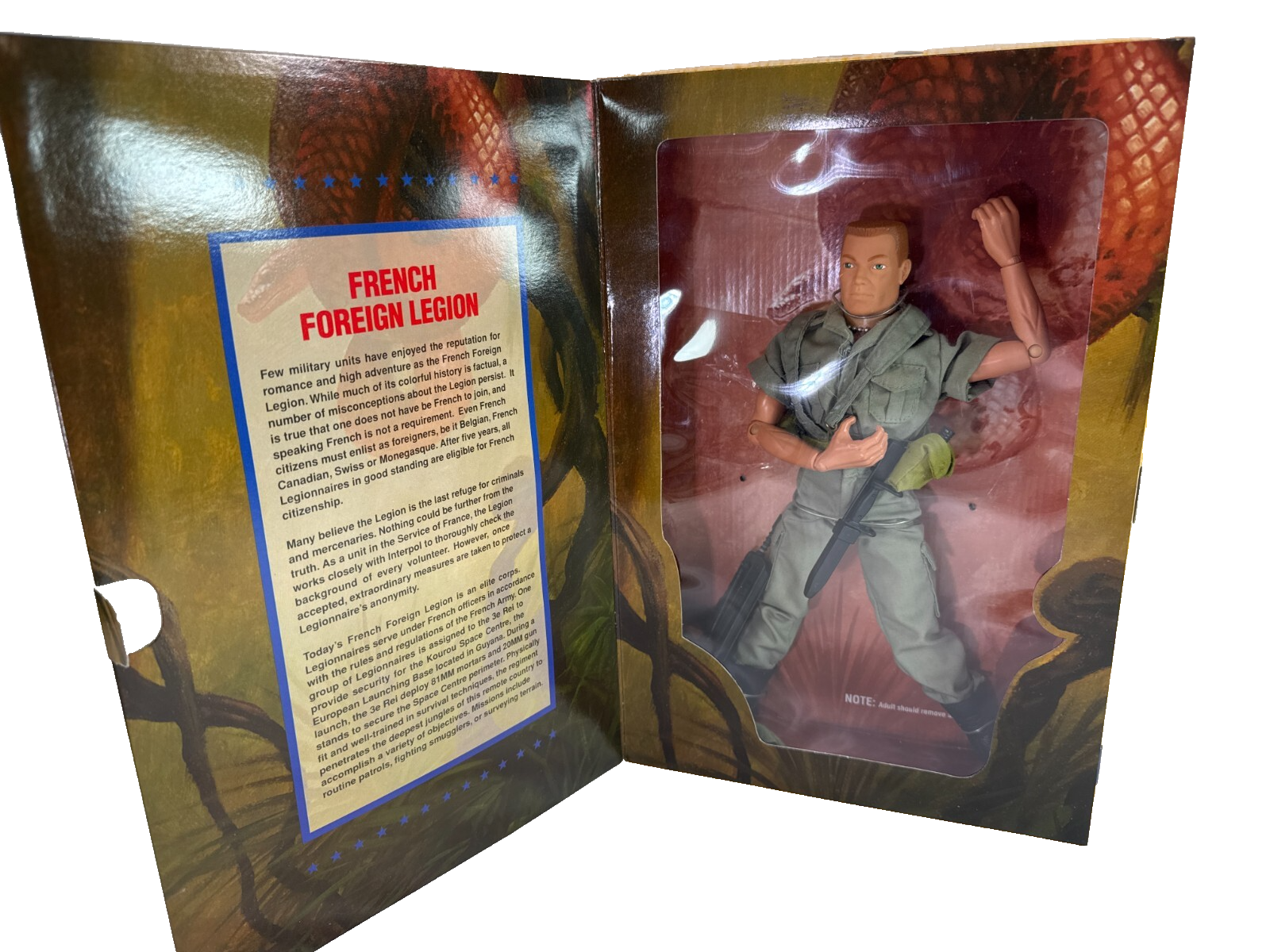GI Joe French Foreign Legion 12” Figure 1996 Hasbro Classic MIB Limited Ed