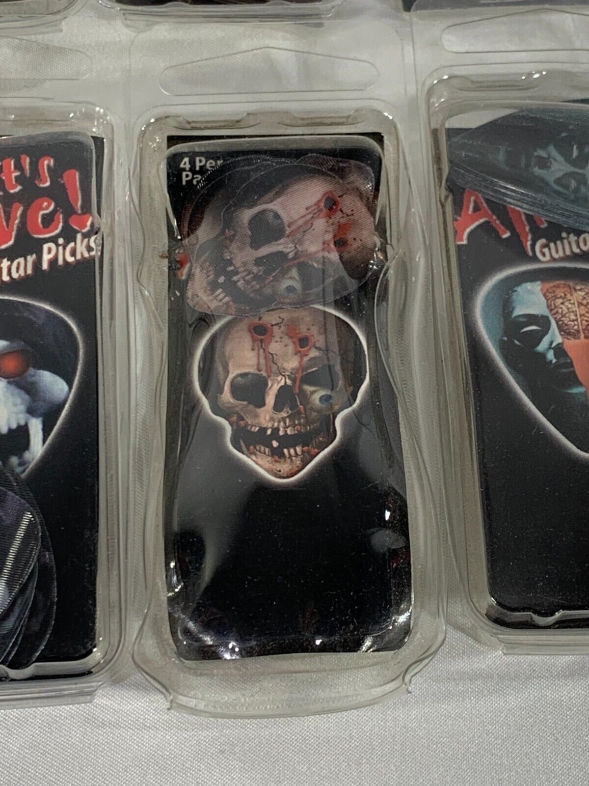 Hot Picks It’s Alive Guitar Picks Lot of 15 Packs Horror Theme 60 Total Medium