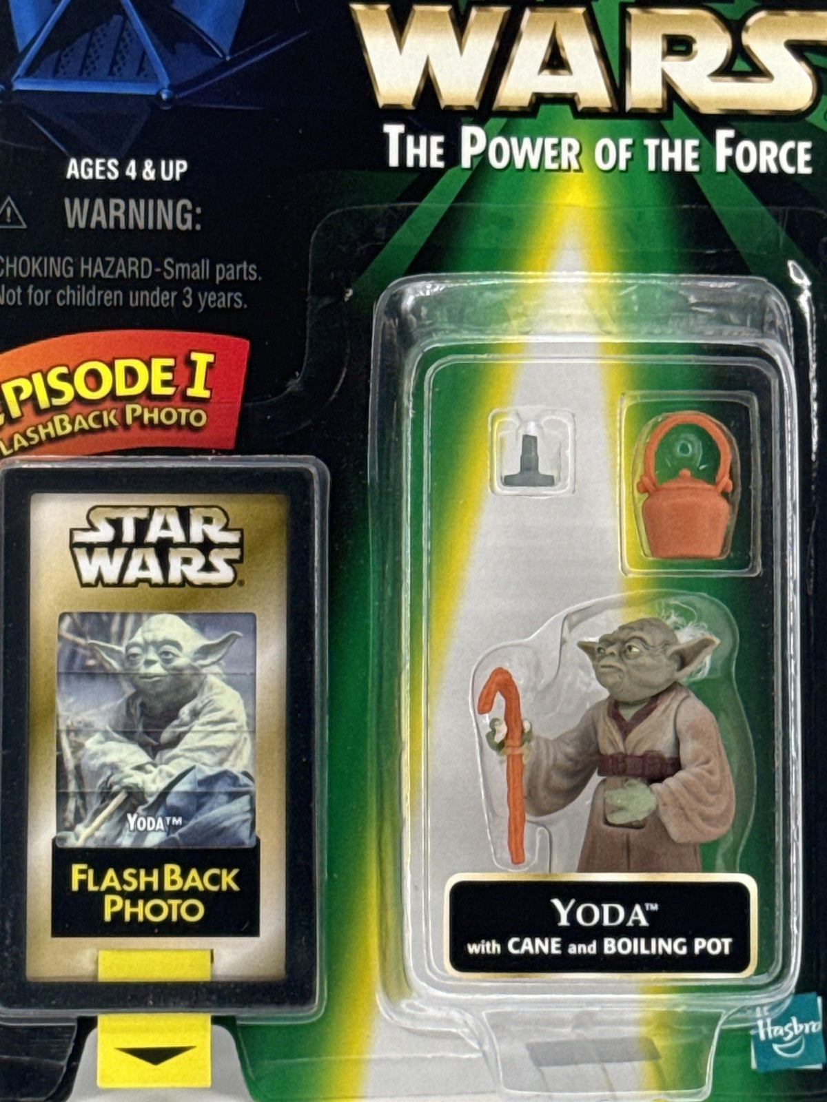 Yoda Star Wars Power of the Force Flashback Photo Figure 1998 Hasbro