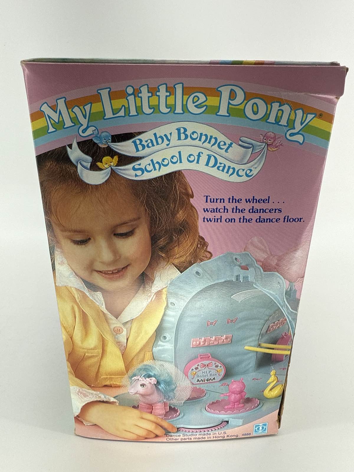 1986 Hasbro My Little Pony G1 Baby Bonnet School of Dance Playset & Box
