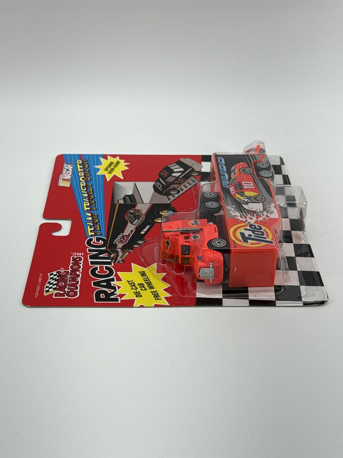 Vintage 1994 Racing Champions NASCAR Team Transporter Ricky Rudd Tide Die-Cast N