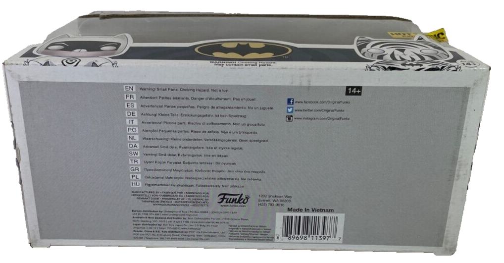 Funko Pop! Zebra & Bullseye Batman 2-Pack Hot Topic Exclusive 2016 DC 2016