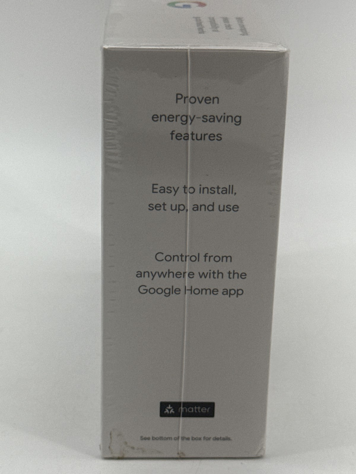 Google Nest Thermostat 4th Gen Snow White Smart Home Wi Fi Compatible Energy Box