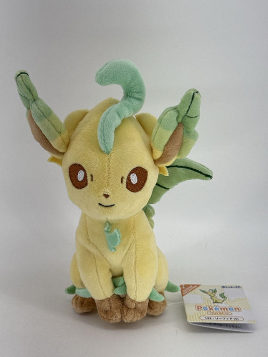 Pokemon Leafeon Plush Doll Sanei All Star Collection PP123 Stuffed Toy NEW