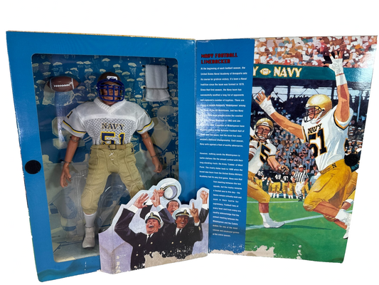 GI Joe Navy Football Linebacker 12" Classic Collection 1998 Hasbro MIB #51