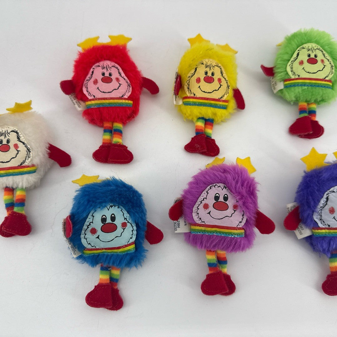 1983 Rainbow Brite Sprite mini Plush Lot Mattel Hallmark Stuffed Animal Set