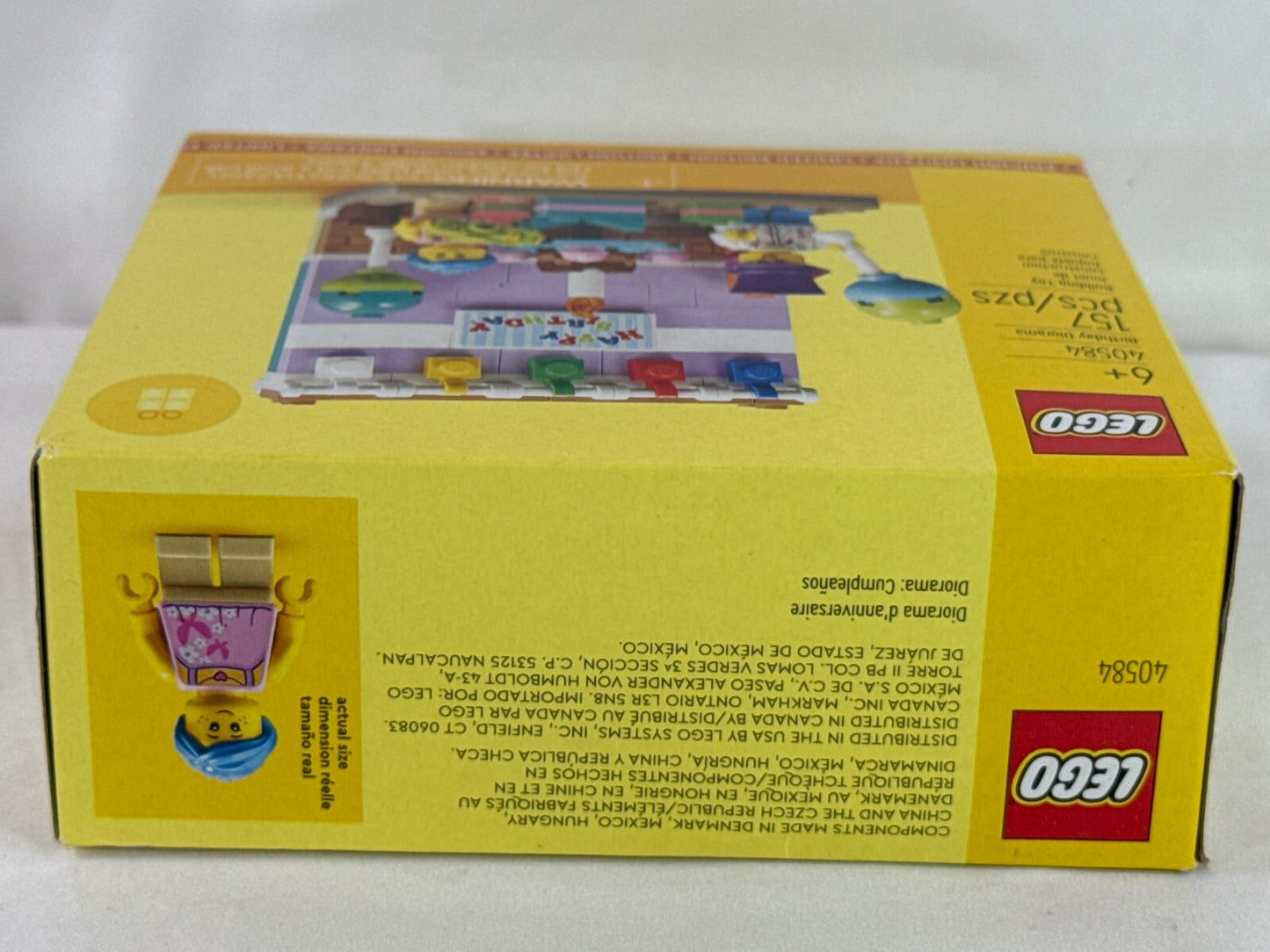 LEGO 40584 Birthday Diorama VIP Exclusive Set 157pcs Cake Balloons Minifigs NEW