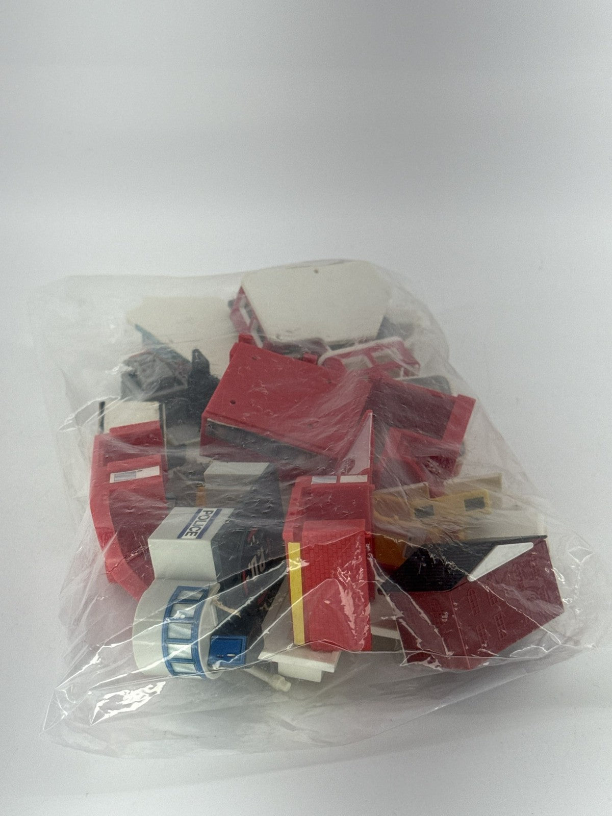 Vtg Micro Machines Police Station Fireboat City Scenes Playset Parts Lot