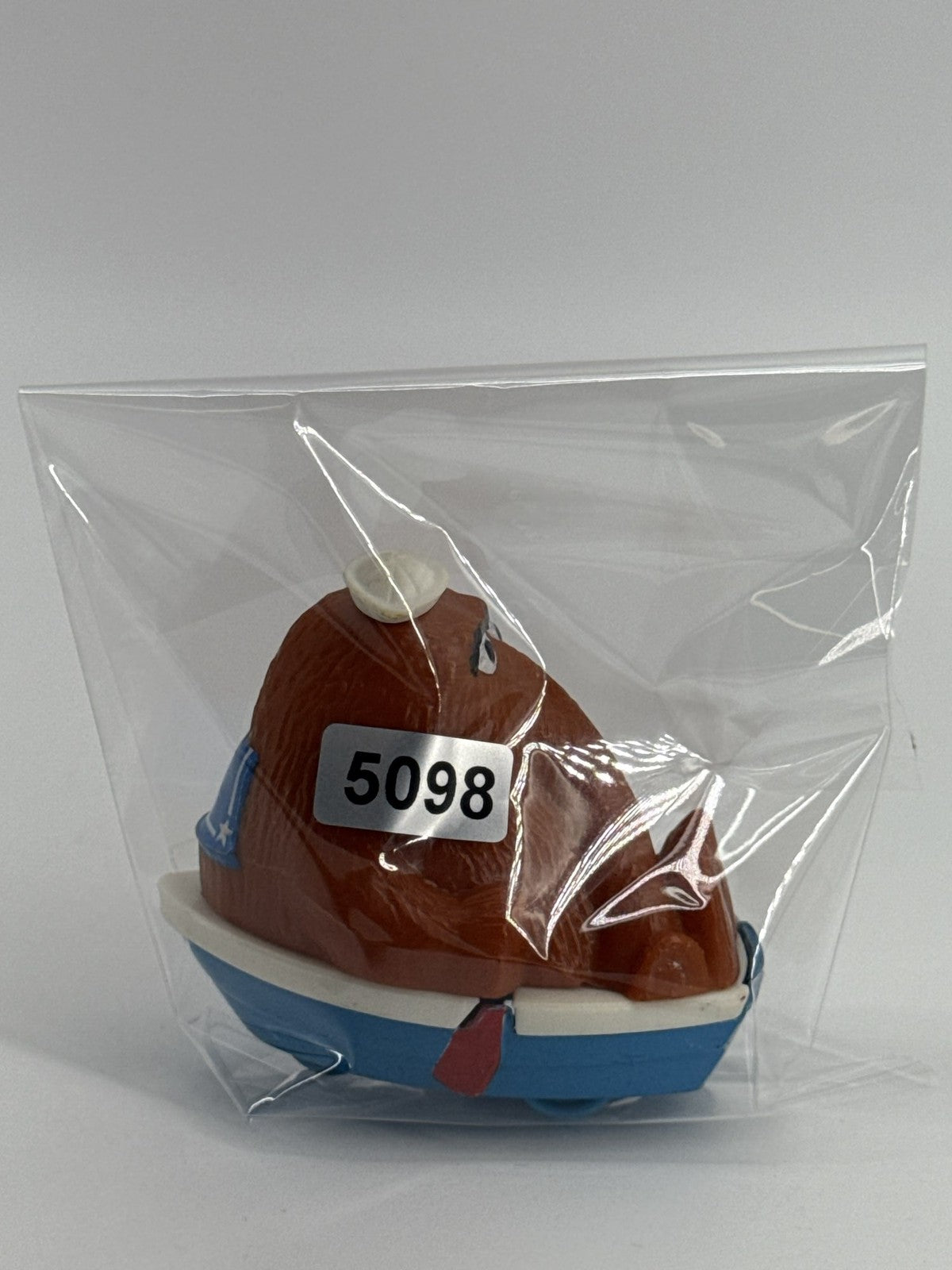 Sesame Street Snuffy Snuffleupagus Boat PVC Figure