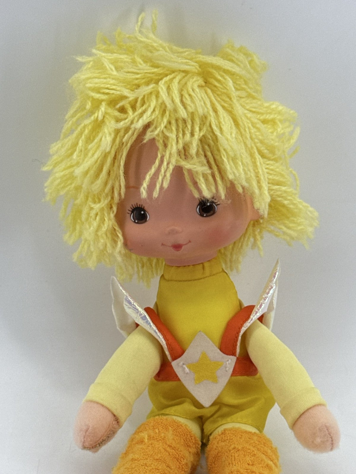 1983 Rainbow Brite Yellow 10" Doll Hallmark Mattel Plush