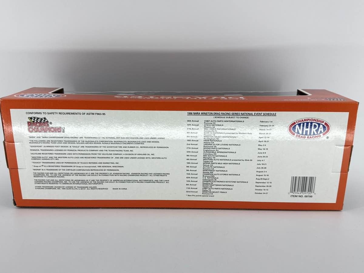 NHRA Eddie Hill Pennzoil Top Fuel Dragster 1:24 Diecast Replica