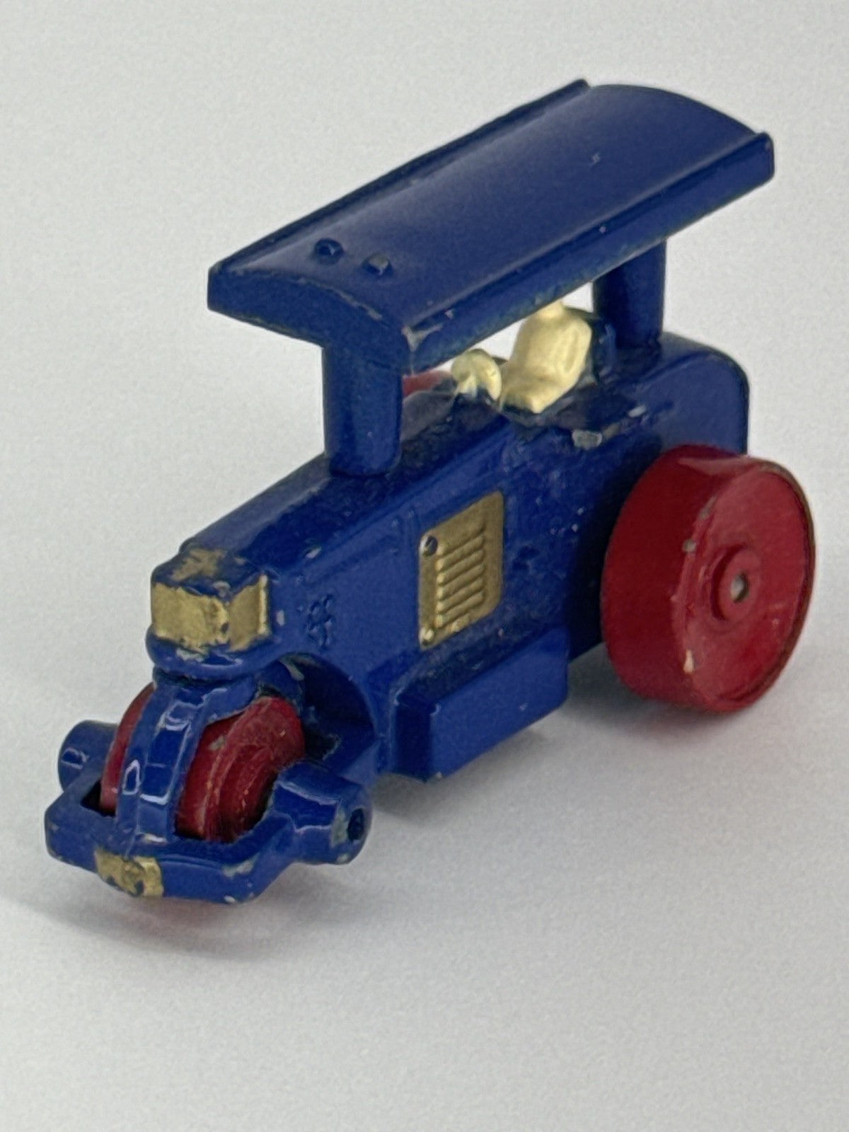 ERTL McCormick Farmall 350 Diecast Tractor & Blue Steamroller Toy Lot