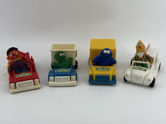 1993 Tyco Sesame Street Cars Elmo Oscar Bert