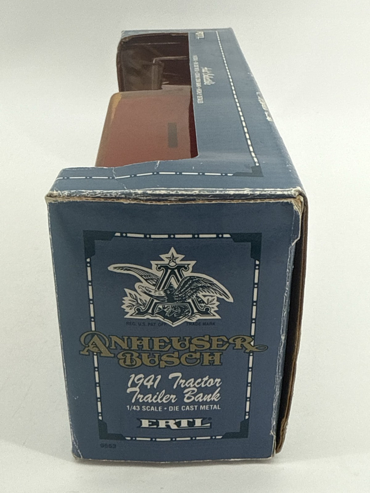 Ertl Anheuser Busch 1941 Tractor Trailer Bank 1/43 Die Cast Clydesdales