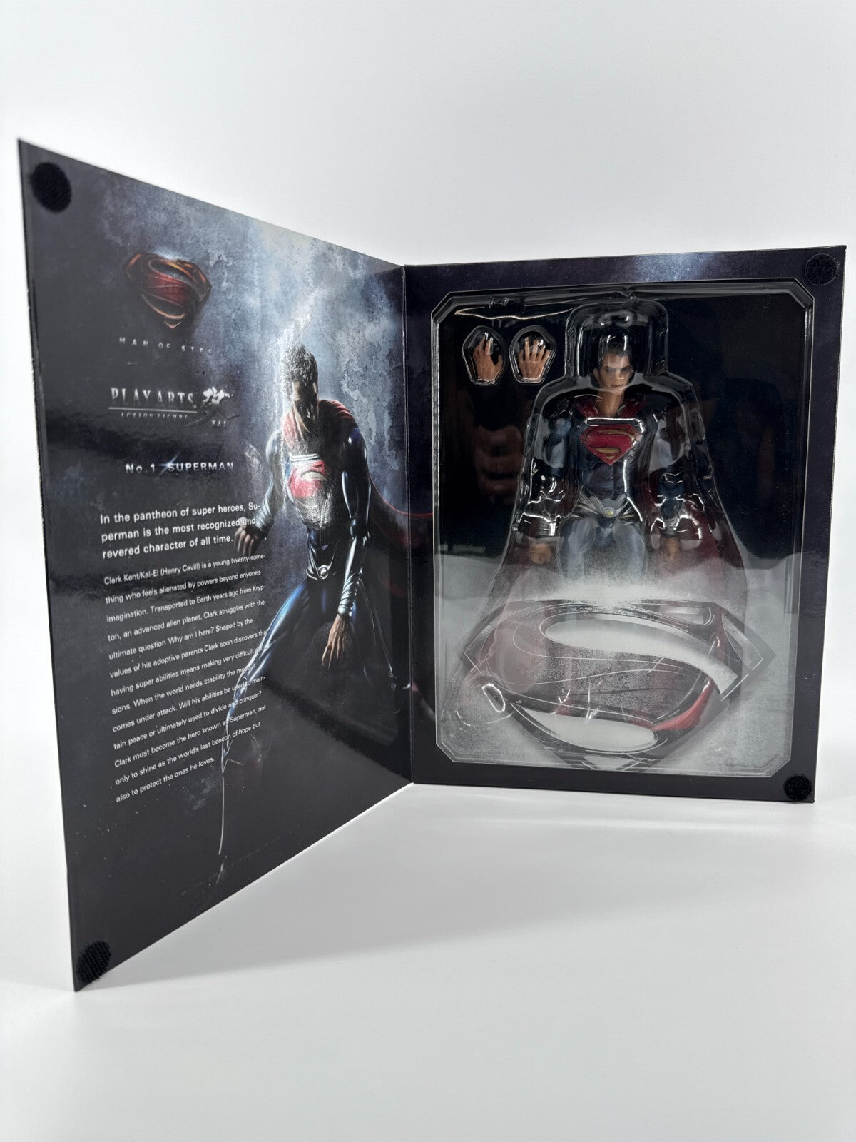 Play Arts Kai Superman No.1 Man of Steel DC Square Enix Action Figure SEALED