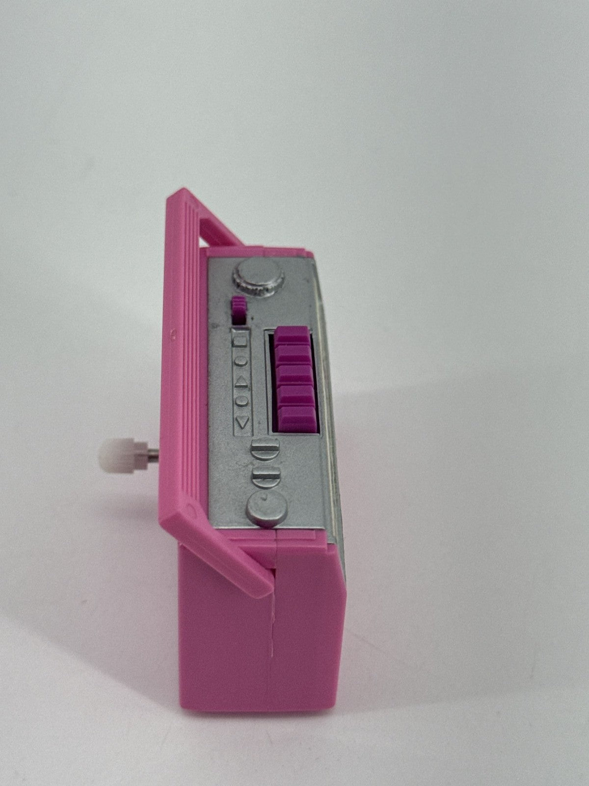 Barbie Pink Boombox Cassette Wind Up 1980s Toy